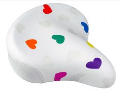 Electra Heartchya Cruiser Bike Saddle - White